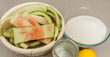 Wassermelonenschalenmarmelade: maximaler Nutzen und minimale Kosten