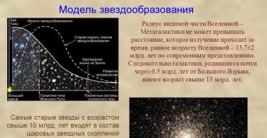 Rođenje i evolucija zvijezda Astronomska prezentacija o evoluciji zvijezda