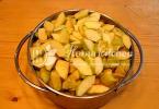 فطيرة التفاح محلية الصنع في الفرن - طعام شهي طبيعي