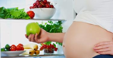 Diéta a nőknek a terhesség alatt a fogyásért - a menü különböző időszakokra
